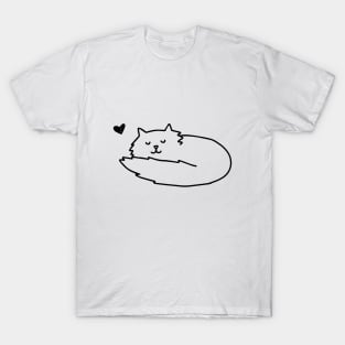 Sleeping Cat T-Shirt